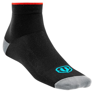 Factory Team Low Socks, black/blue/red