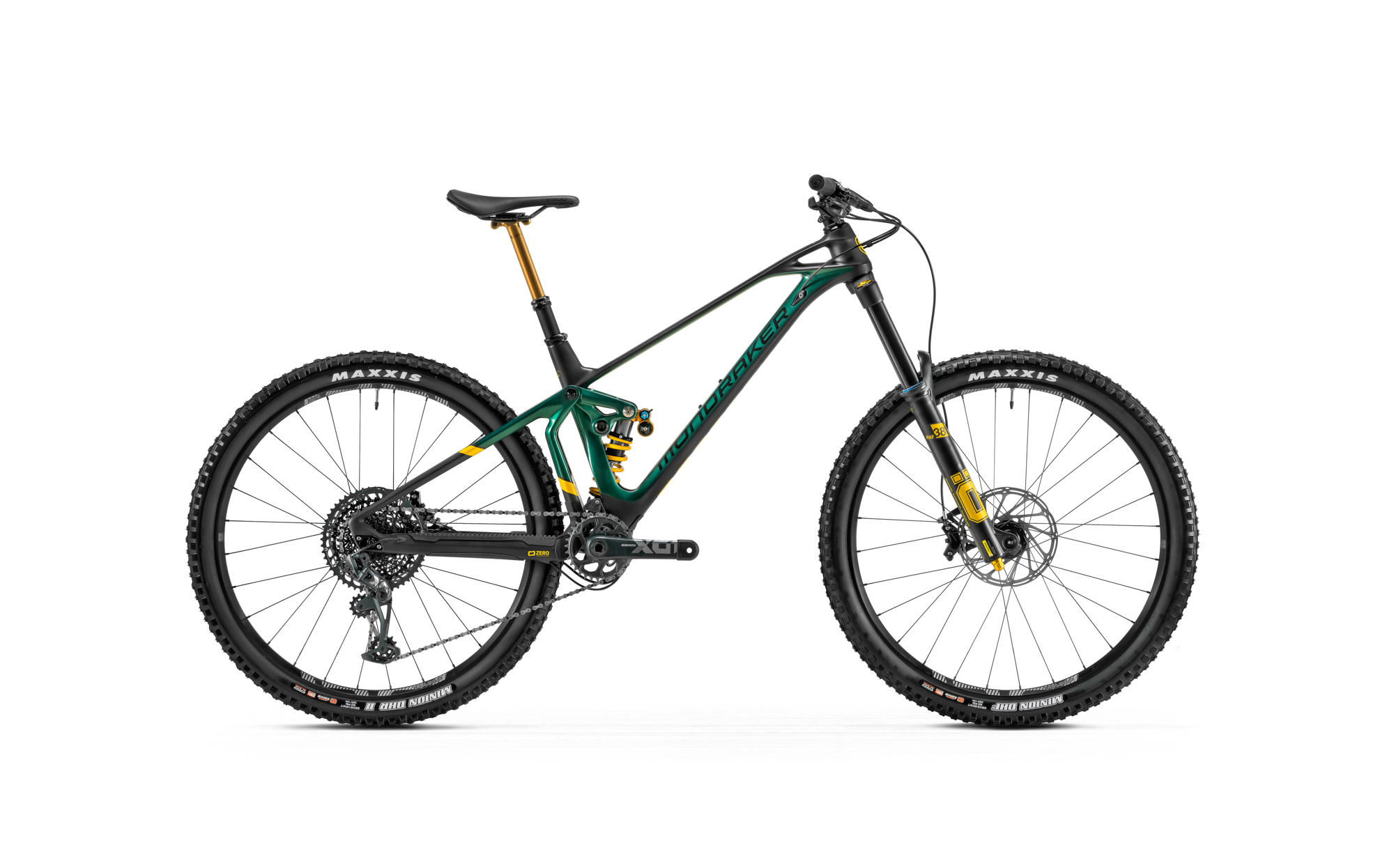 Superfoxy Carbon RR (SPE), carbon/british racing green/öhlins yellow, size L, 2022
