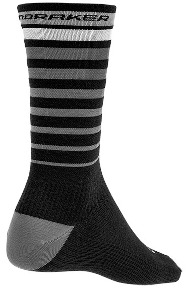 Factory Merino High Socks, black/grey
